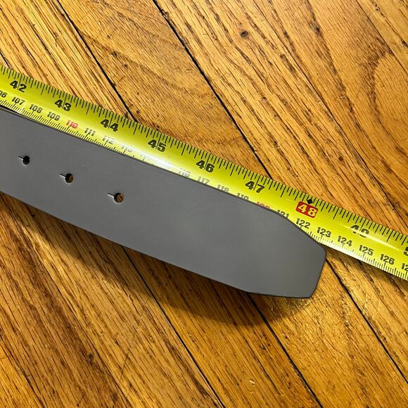 Short Par 4 Belt Mens 42-45 XL Gray Buckle - Picture 5 of 6